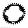 Blackspire Snaggletooth Xtr 9000 & 9020 Ovales Kettenblatt, Black, 34t