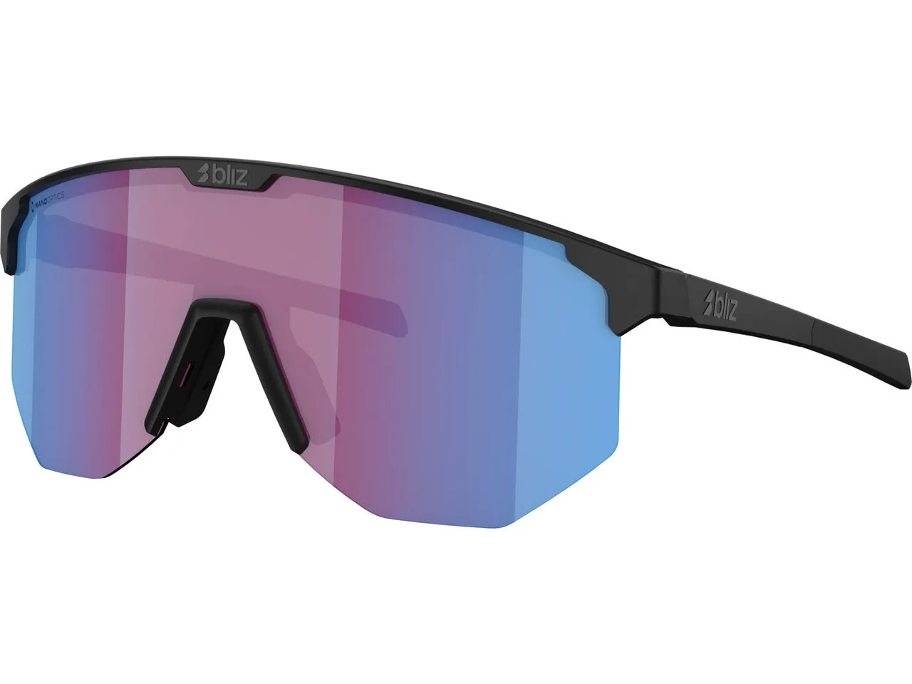 Bliz Hero Small Nano Optics Nordic Light Sportbrille, Matt black, Violet Blue Multi/CAT2 Bliz Hero Small Nano Optics Nordic Light Sportbrille, Matt black, Violet Blue Multi/CAT2
