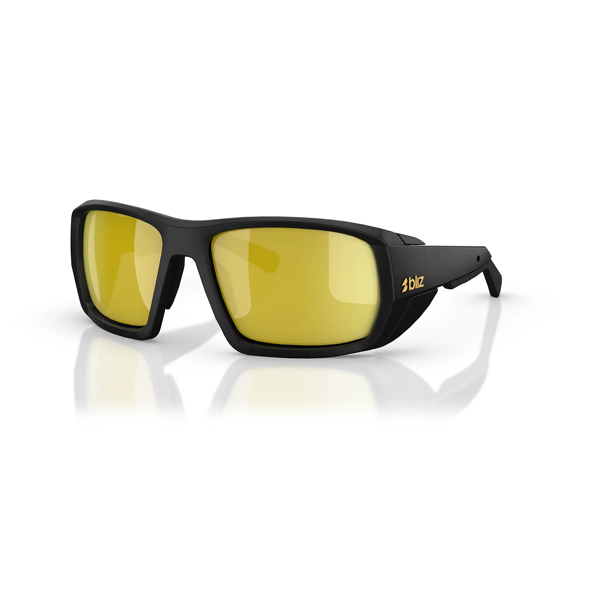 Bliz Sonnenbrille Peak Unisex, gelb, L Bliz Sonnenbrille Peak Unisex, gelb, L