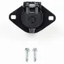 Blue Ox Bx88413 Basisplatten-6-pin-stecker, Grey, One Size