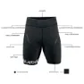 Blueball Sport Compressive Sport Kurze Leggings male, Black