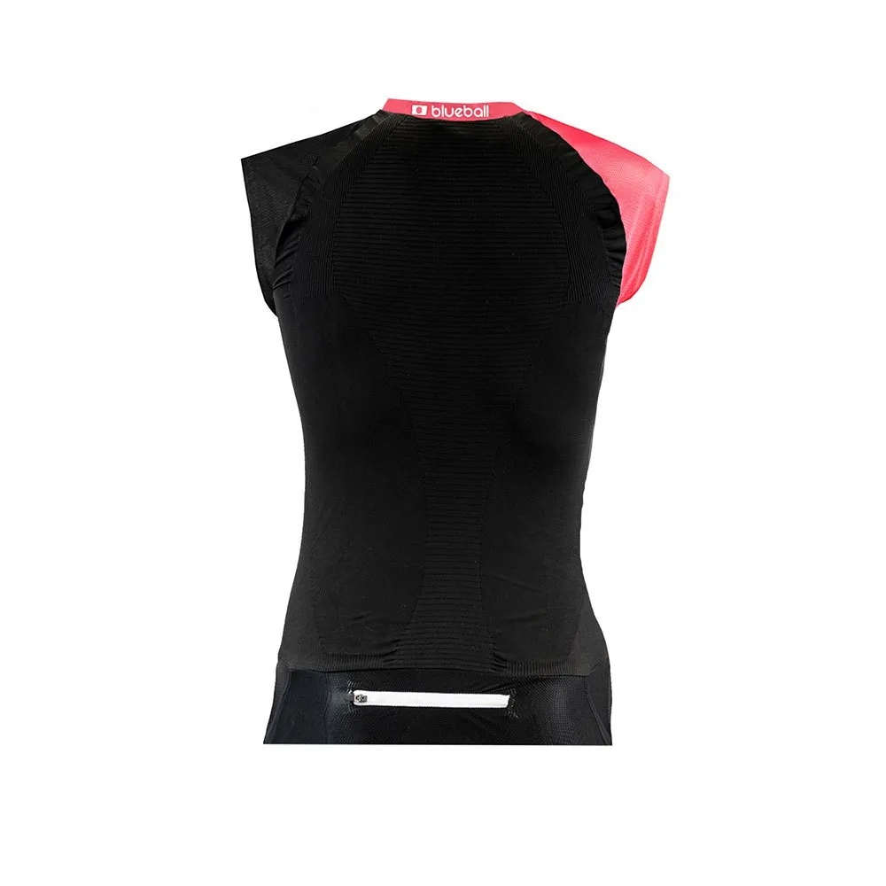 Blueball Sport Running ärmelloses T-shirt, Black & pink, L Blueball Sport Running ärmelloses T-shirt, Black & pink, L