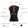 Blueball Sport Running ärmelloses T-shirt, Black & pink, L