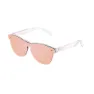 Matte white transparent / revo pink
