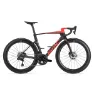 BMC Teammachine R01 TWO Shimano Dura Ace DI2 Power Meter DTSwiss Laufradsatz Road Bike, Maroon carbon/neon red