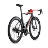 BMC Teammachine R01 TWO Shimano Dura Ace DI2 Power Meter DTSwiss Laufradsatz Road Bike, Maroon carbon/neon red