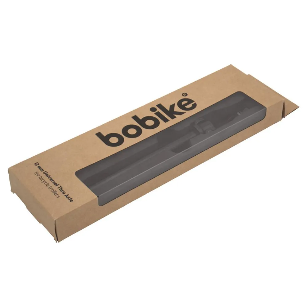 bobike 12 Mm Steckachse, Black / silver, One Size bobike 12 Mm Steckachse, Black / silver, One Size