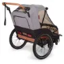 bobike 2 In 1 Trailer, Black / grey, Max 44kg