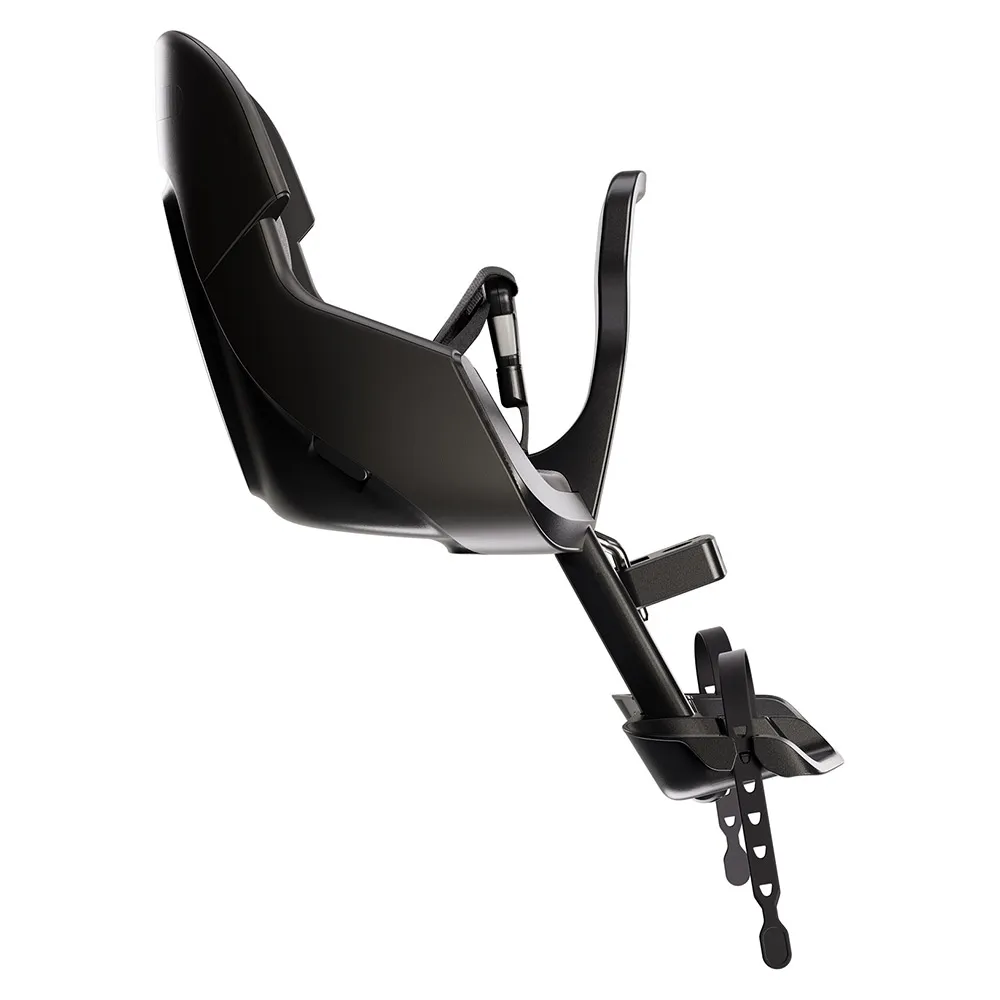 bobike Exclusive Evolve Mini Vorderer Kindersitz Für Fahrräder, Black, Max 15kg