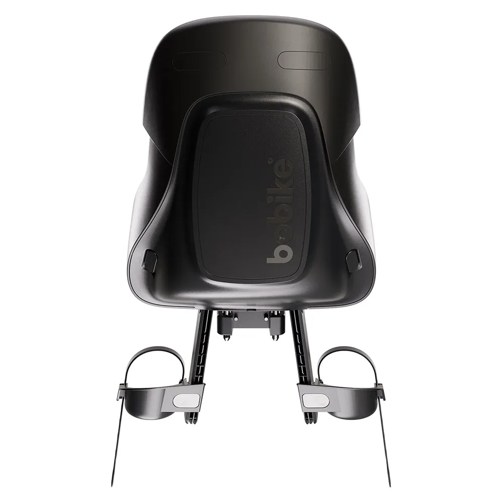 bobike Exclusive Evolve Mini Vorderer Kindersitz Für Fahrräder, Black, Max 15kg