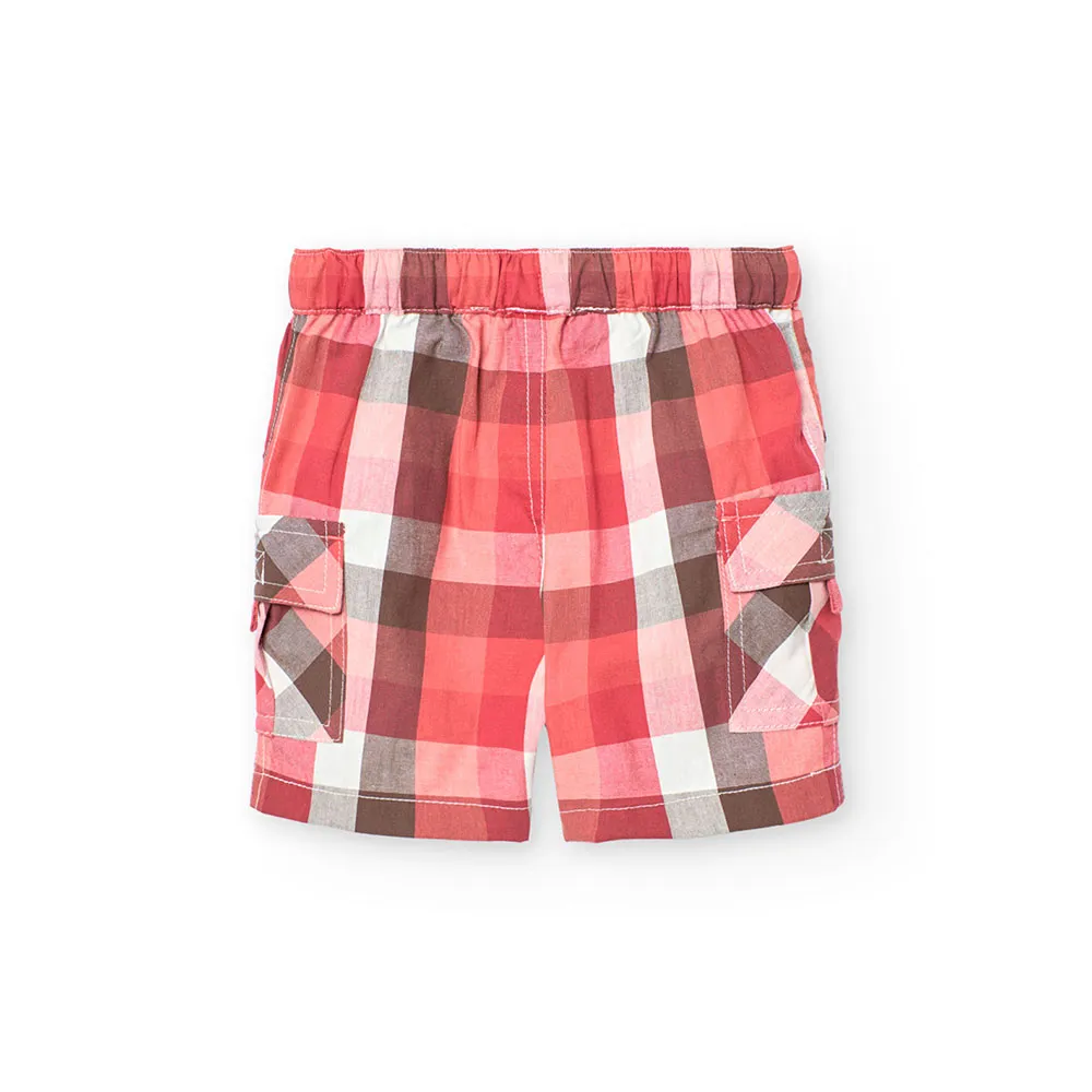Boboli Check Kurze Hose