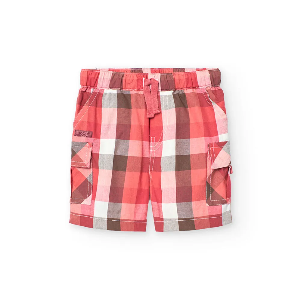 Boboli Check Kurze Hose
