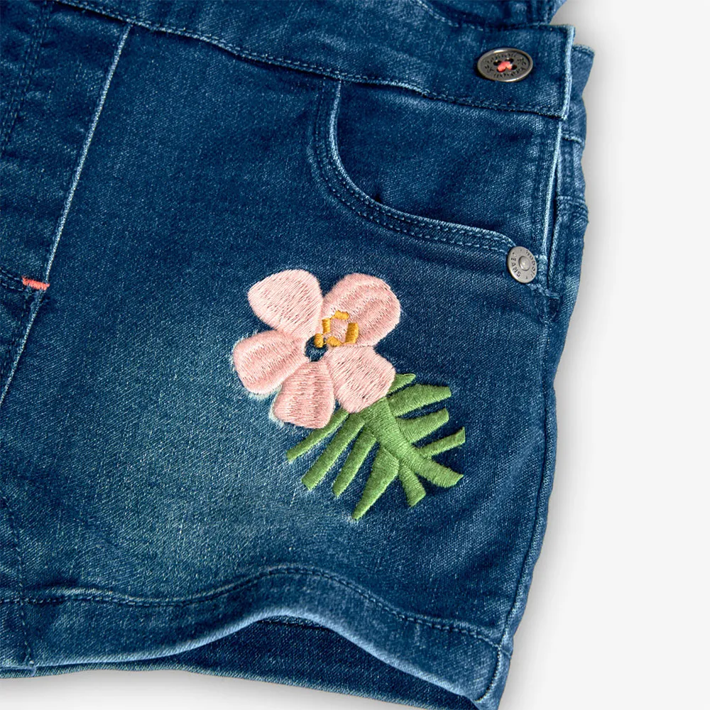 Boboli Denim Dungarees Knit Latzhose Boboli Denim Dungarees Knit Latzhose