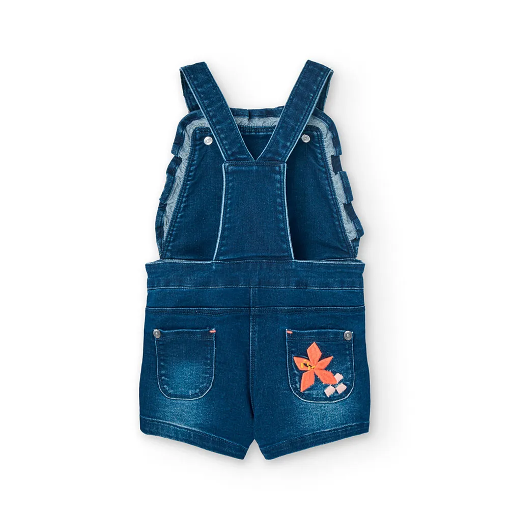 Boboli Denim Dungarees Knit Latzhose Boboli Denim Dungarees Knit Latzhose