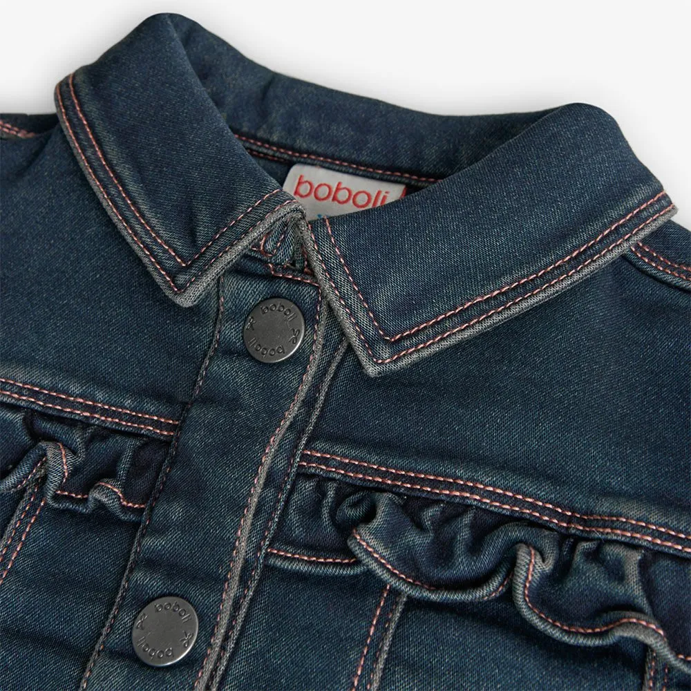 Boboli Denim Knit Jacke