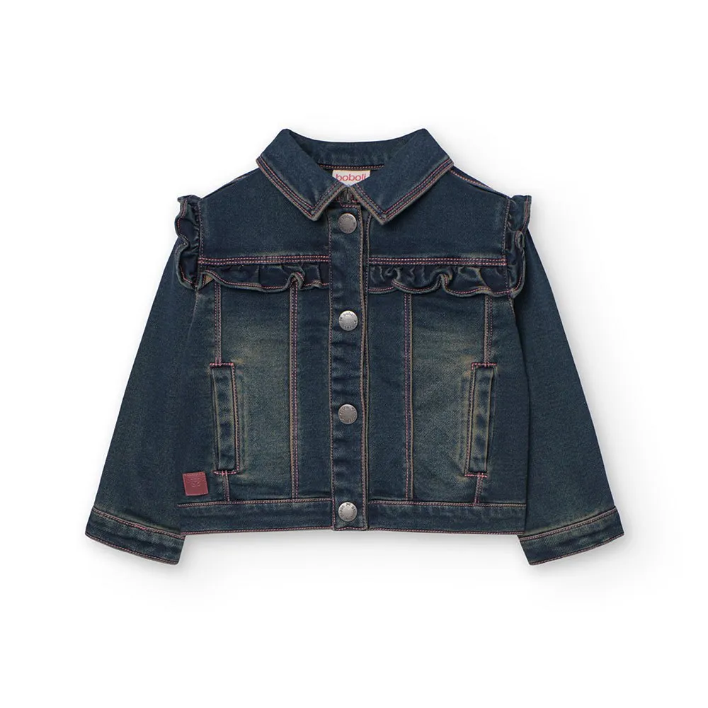 Boboli Denim Knit Jacke
