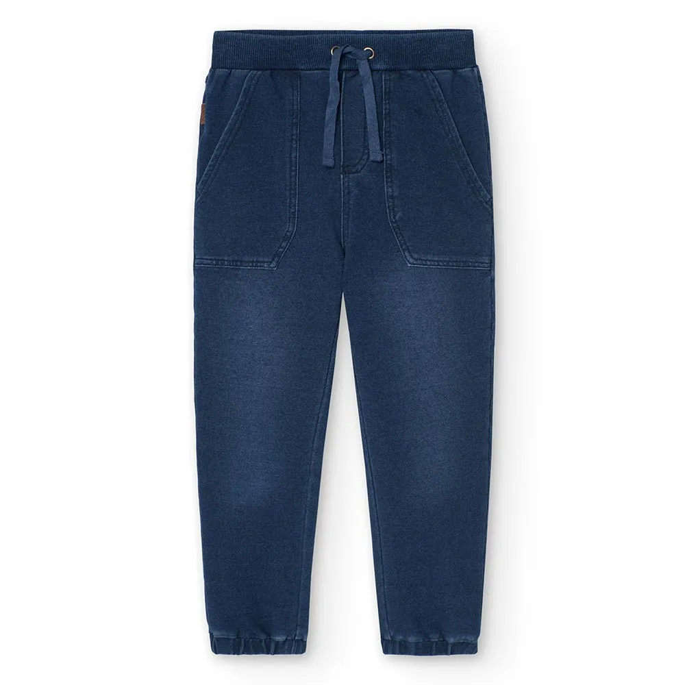 Boboli Fleece Denim Hosen