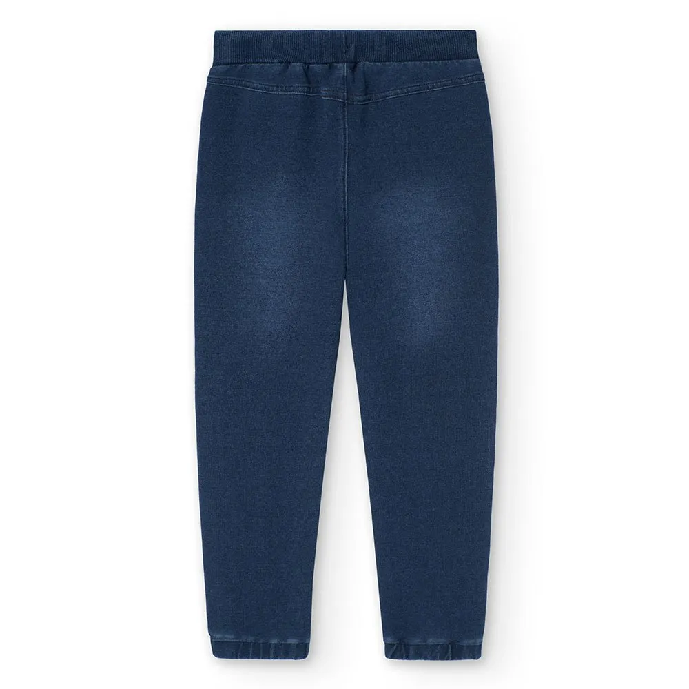Boboli Fleece Denim Hosen