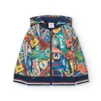 Boboli Fleece Printed Jacke