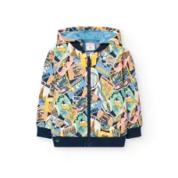 Boboli Fleece Printed Jacke