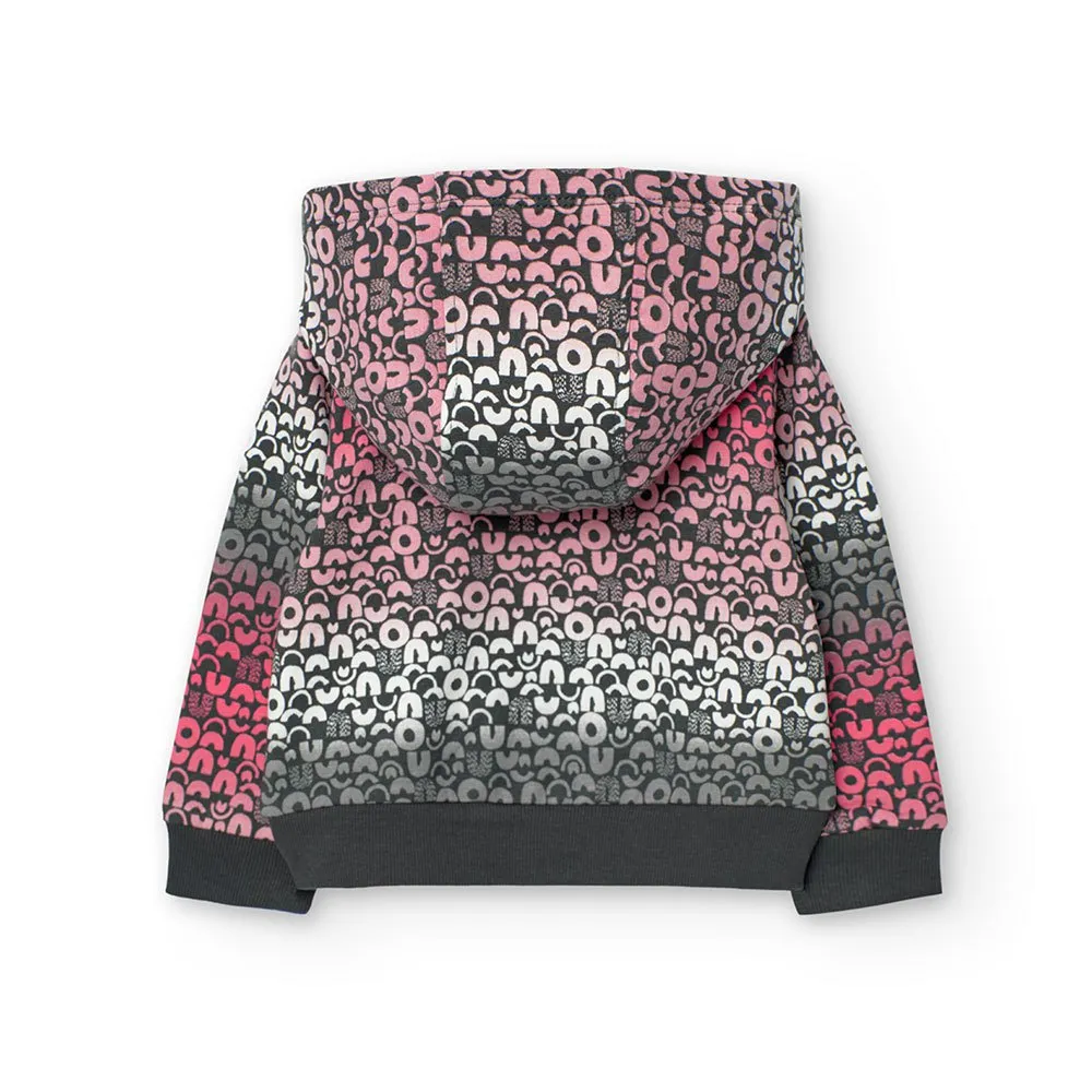 Boboli Fleece Printed Jacke