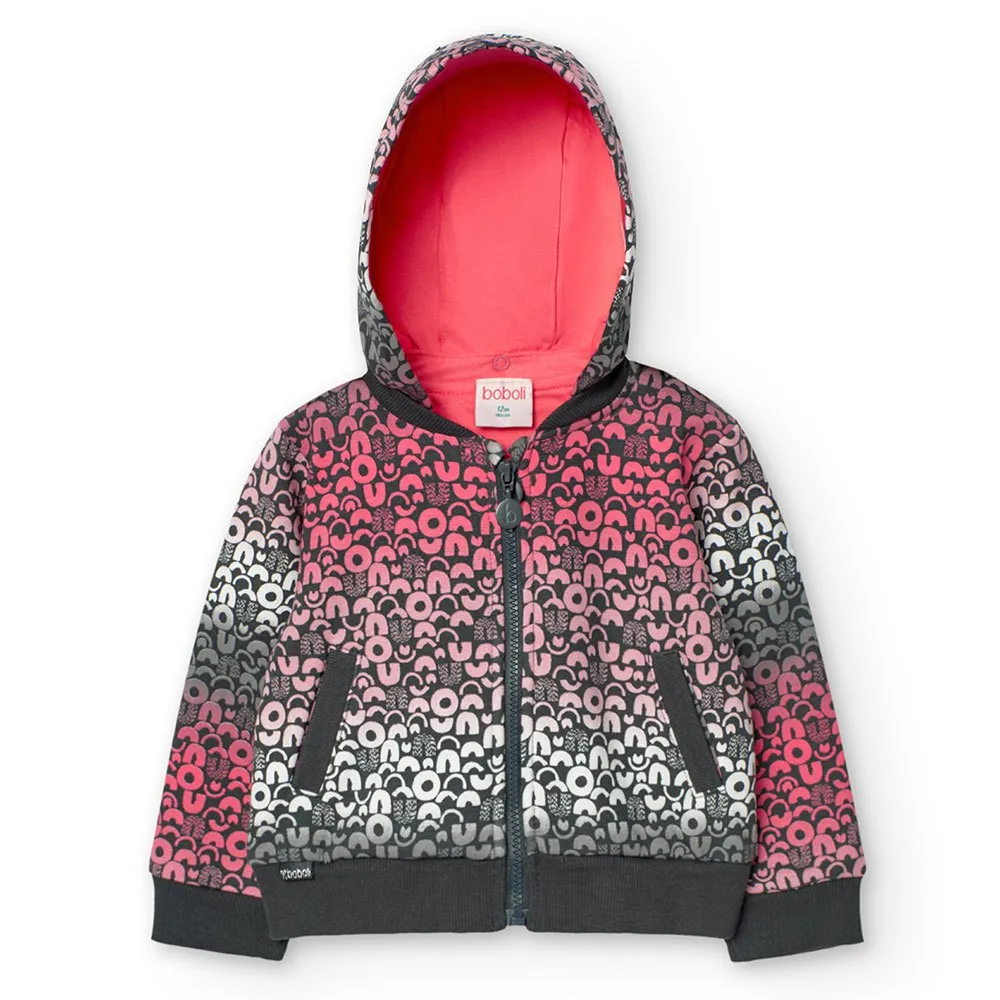 Boboli Fleece Printed Jacke