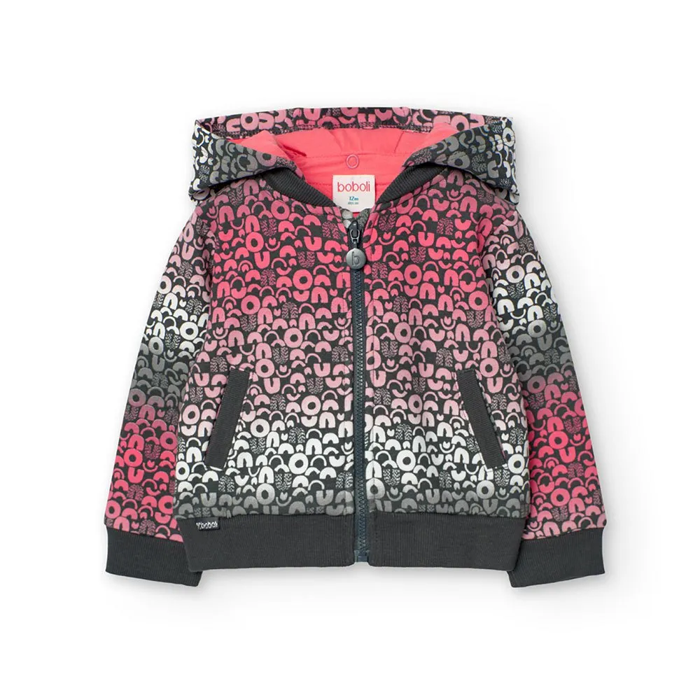 Boboli Fleece Printed Jacke