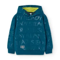 Boboli Fleece Printed Kapuzenpullover Boboli Fleece Printed Kapuzenpullover