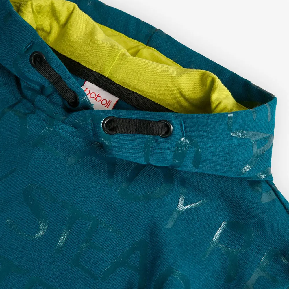 Boboli Fleece Printed Kapuzenpullover Boboli Fleece Printed Kapuzenpullover