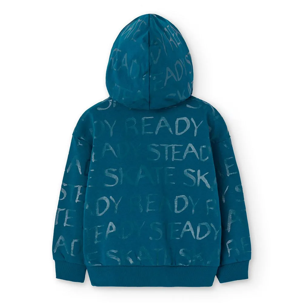 Boboli Fleece Printed Kapuzenpullover Boboli Fleece Printed Kapuzenpullover