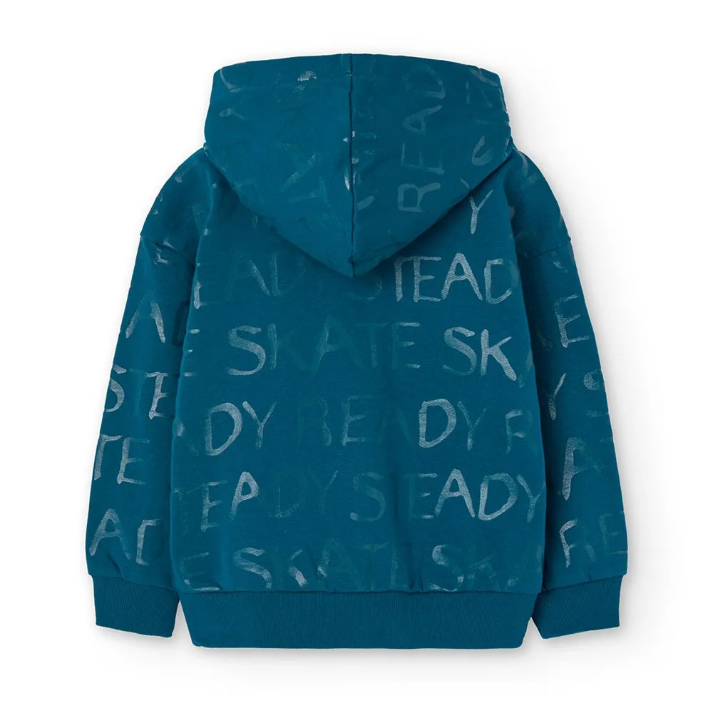 Boboli Fleece Printed Kapuzenpullover Boboli Fleece Printed Kapuzenpullover