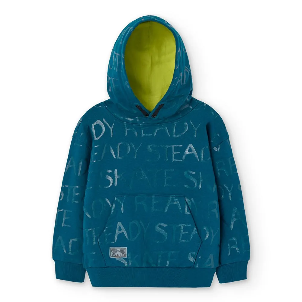 Boboli Fleece Printed Kapuzenpullover Boboli Fleece Printed Kapuzenpullover