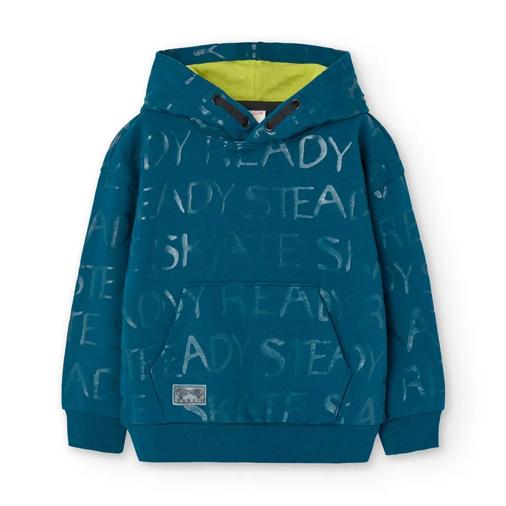 Boboli Fleece Printed Kapuzenpullover Boboli Fleece Printed Kapuzenpullover