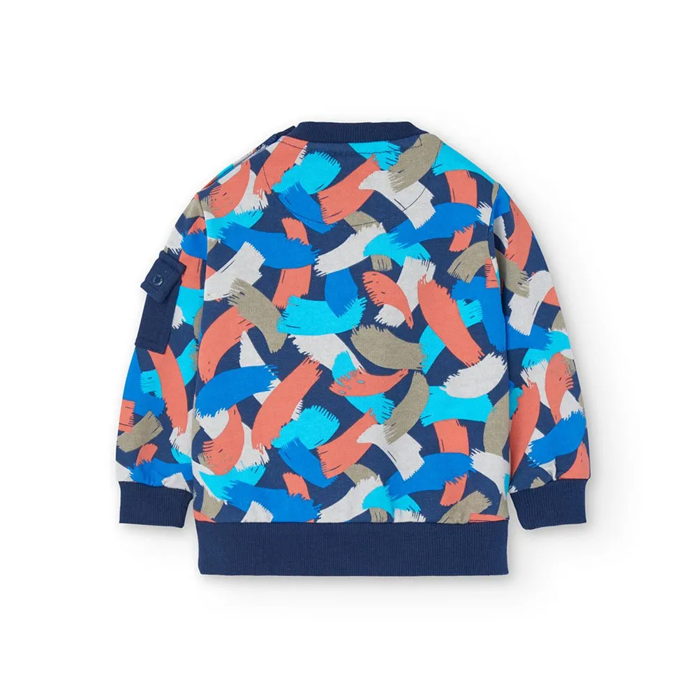 Boboli Fleece Printed Pullover Boboli Fleece Printed Pullover