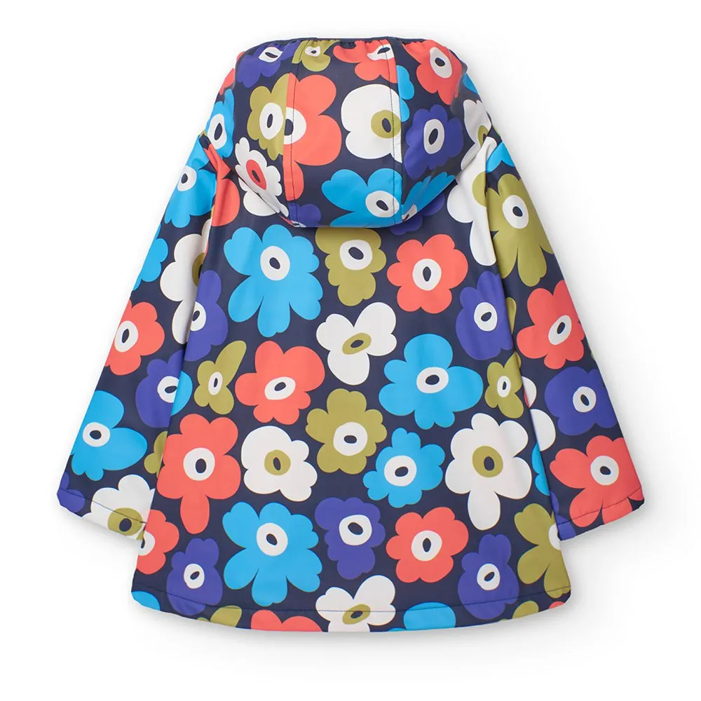 Boboli Hooded Rain Floral Jacke Boboli Hooded Rain Floral Jacke