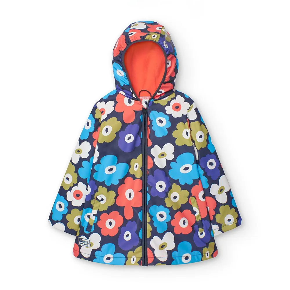 Boboli Hooded Rain Floral Jacke Boboli Hooded Rain Floral Jacke