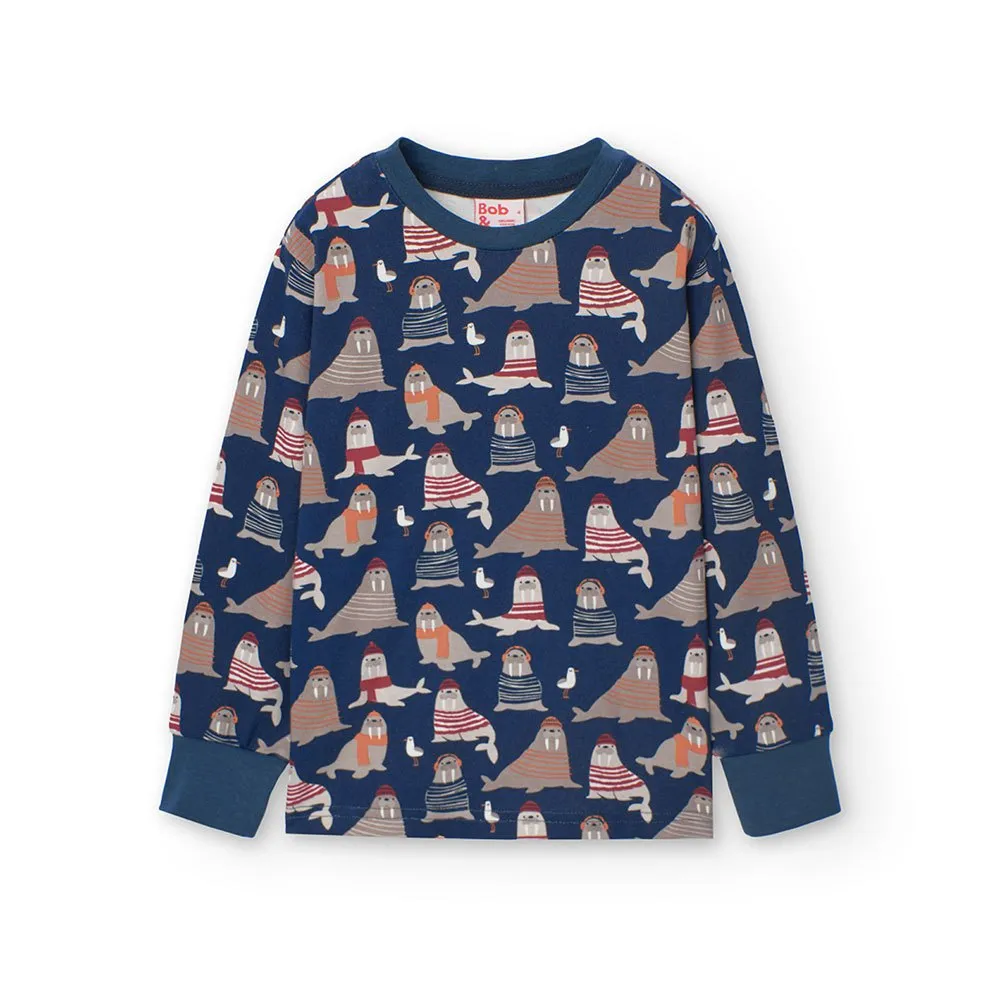 Boboli Interlock Langarm-pyjama Boboli Interlock Langarm-pyjama