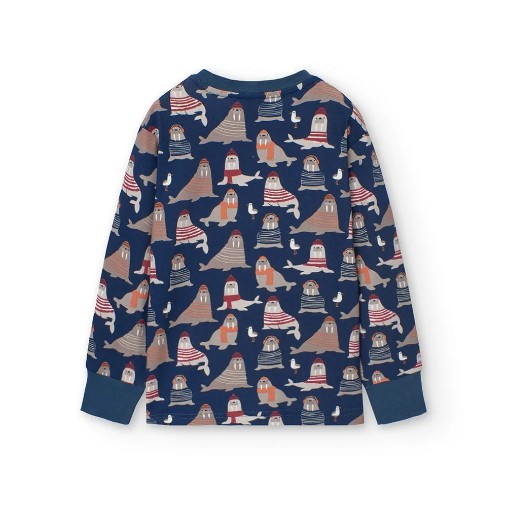 Boboli Interlock Langarm-pyjama Boboli Interlock Langarm-pyjama