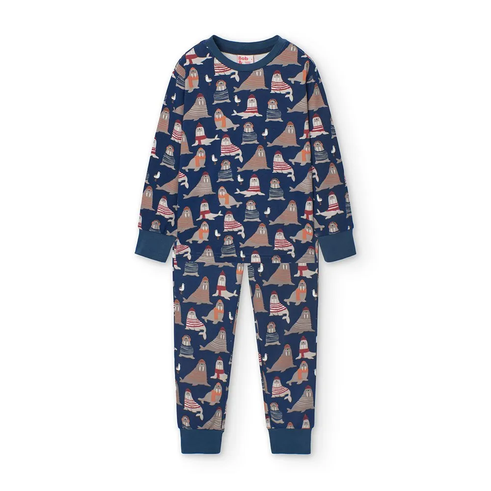 Boboli Interlock Langarm-pyjama Boboli Interlock Langarm-pyjama