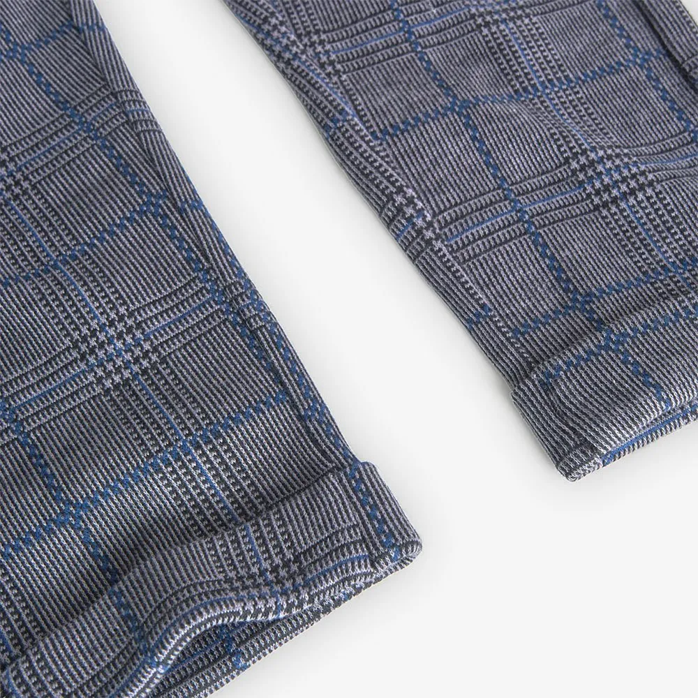 Boboli Knit Check Hosen