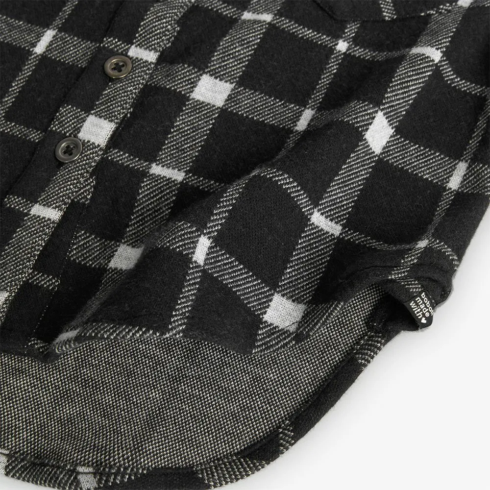 Boboli Knit Check Langarmhemd Boboli Knit Check Langarmhemd