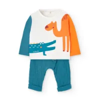 Boboli Knit Combined Langarm-set Boboli Knit Combined Langarm-set