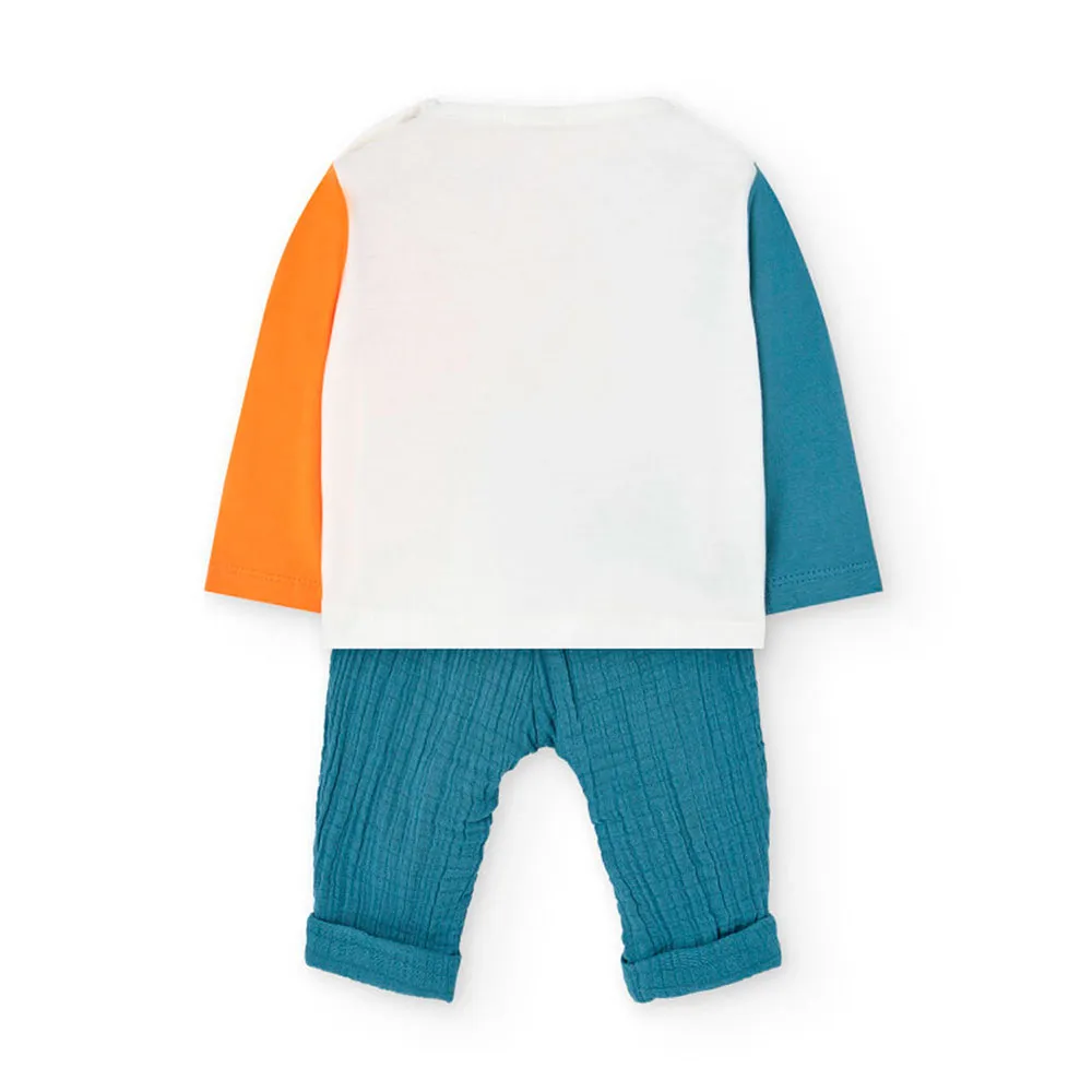 Boboli Knit Combined Langarm-set Boboli Knit Combined Langarm-set