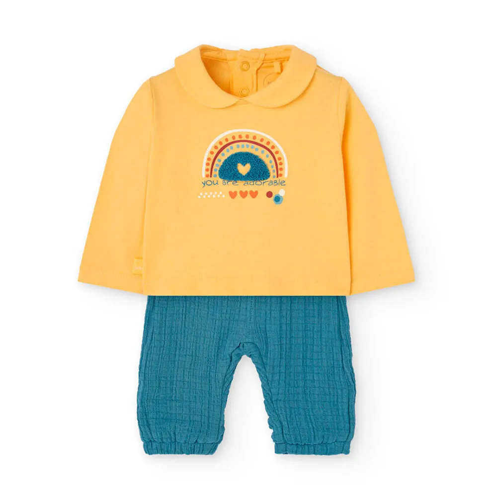 Boboli Knit Combined Langarm-set Boboli Knit Combined Langarm-set