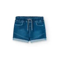 Boboli Knit Denim Kurze Hose