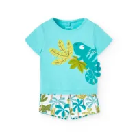 Boboli Knit Kurzarm-set Boboli Knit Kurzarm-set