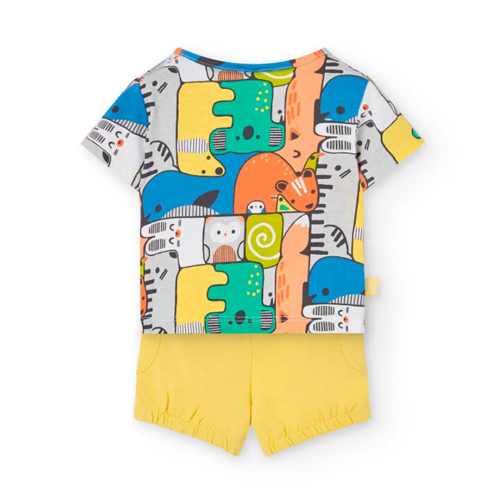 Boboli Knit Kurzarm-set