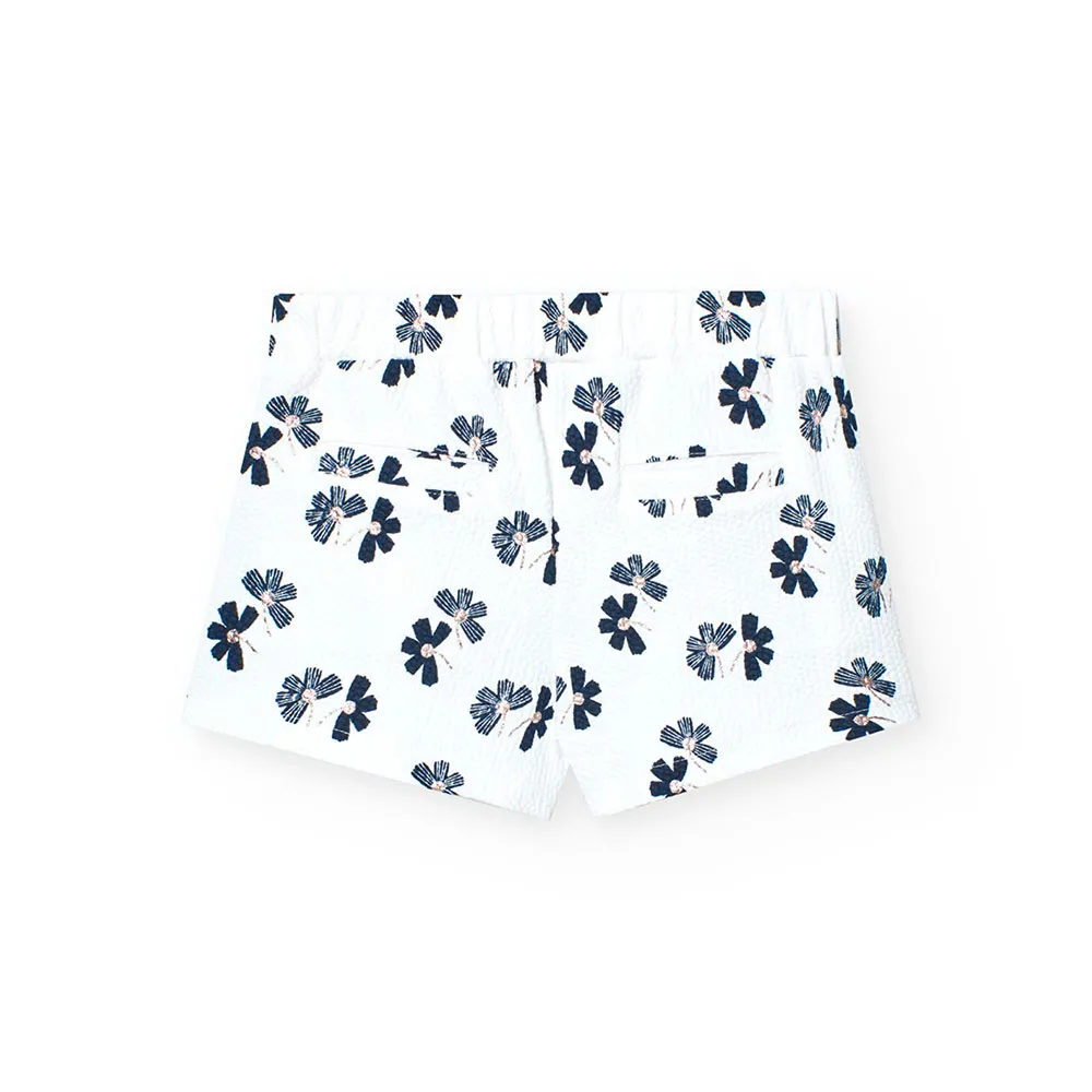 Boboli Knit Printed Kurze Hose