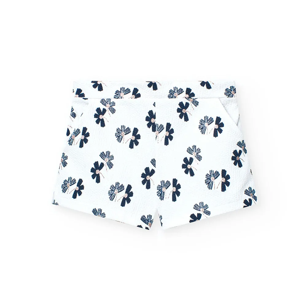 Boboli Knit Printed Kurze Hose