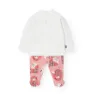 Boboli Knit Printed Langarm-set